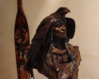 Ken Payne bronze-"Eagle Chief, AP/30