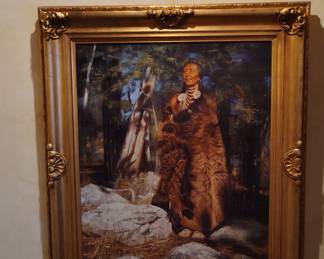 "Fur Side Out" by D. Edward Kucera Original- Oil 40"x32" (available for purchase prior to sale)