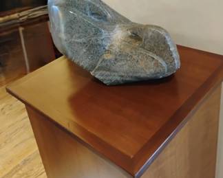 "The Creation" Inuit soapstone by Henry