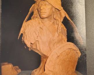 Artist casting mold "Walks Among His Enemies"