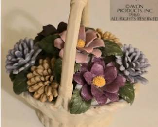 Avon 1980 Hand Painted Porcelain Bisque