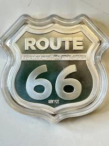 1 Ounce .999 Fine Silver New Mexico Route 66