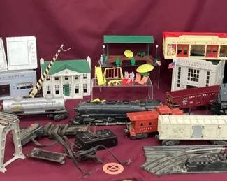Vtg Lionel Train Plasticville Pieces