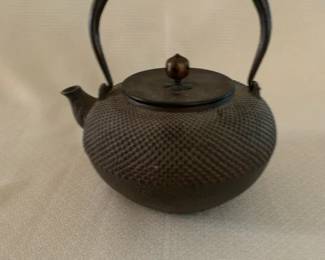 003 Mid20th Century, Showa, Japanese Steel Teapot