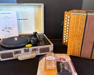 Hohner Accordeon And A Turntable
