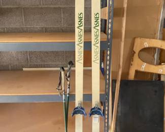 Asnes GlassFiberT53 Step Nordic Skis With Excel Poles