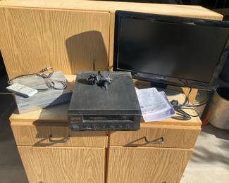 SANSUI 22 TV, DVD Player And VHS Player 