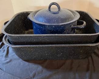 Blue speckled Enameled 