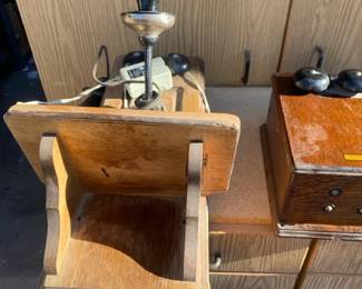 Vintage Phone And Telegraph Machine 