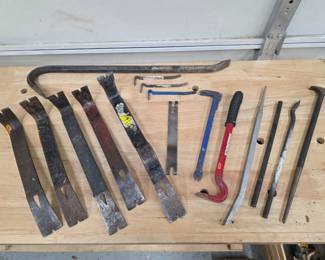 96 16CrowBarFlatBarsNailPullersPryBars
