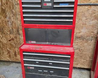 5 VintageCraftsman3PieceToolChestsRollingCabinet