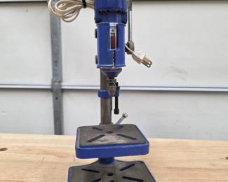 19 VintageCraftsmanHandheldRotaryToolWithDrillPressAttachment