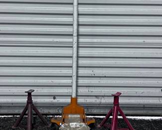 170 Allied214TonHydraulicFloorJack2AxleStands
