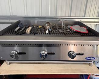 61 CommercialGasRadiantCountertopCharBroilerCookRiteByAtosa