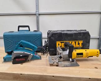 23 CordedMakitaPlanerCordedDeWaltBiscuitJointer