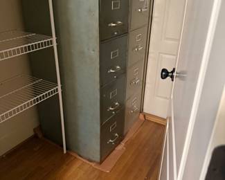 FREE - Metal Filing Cabinets - Must Move/Load on your own! Located upstairs. 