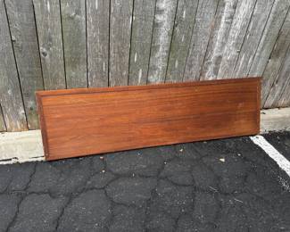 Mid-Century wall mounted headboard