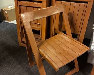 Folding event chairs