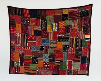 Vintage Sandur Kushala Indian Embroidered Tapestry