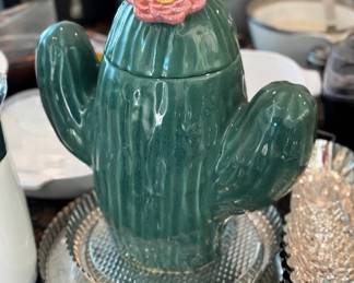 Treasure Craft Cactus cookie jar