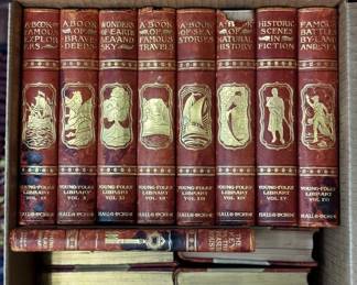 Young Folks Library set of antique children's books