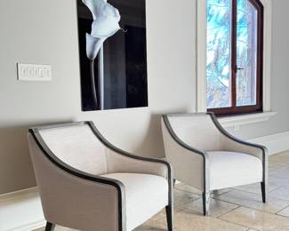 Pair Mitchell Gold Side Chairs