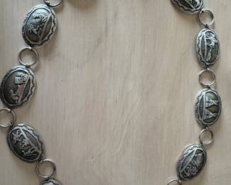 Sterling Story Navajo Belt