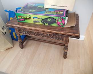 Accent table; games