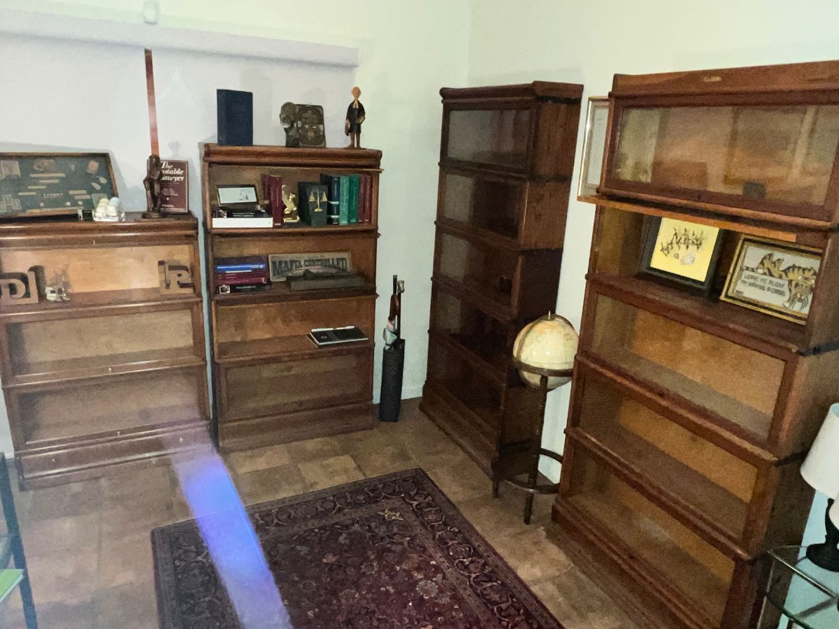 SEVERAL EXCELLENT ANTIQUE LAWYER'S BOOKCASES!