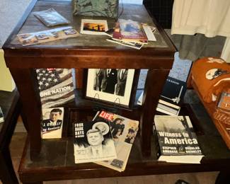 SET OF 3 SLATE-TOP TABLES