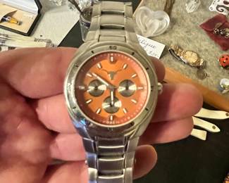 FOSSIL UT LONGHORNS CHRONOGRAPH WATCH
