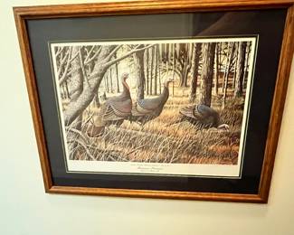 "PLANTATION THREESOME" by JAMES E. PARTEE, JR. SIGNED & NUMBERED 743/1000