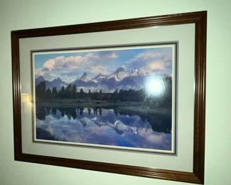 ANOTHER LARGE FRAMED PRINT