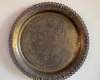 Many Solid Brass plates 