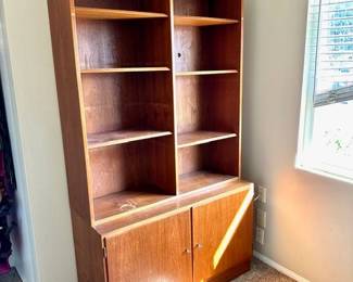 MCM Teak Bookcase & Storage cabinet