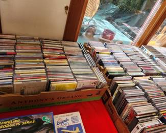 Lots of CD's .... mostly Classical, Instrumental and Opera! 