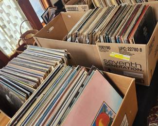 Lots of Vinyl Records - 33 1/3 and 78's. 
