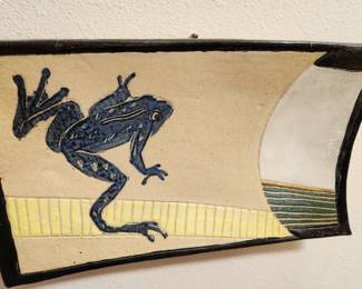 Pottery Art Piece...hangs on the wall. 