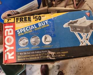 Ryobi Folding Stand Saw. 