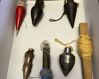 Vintage plumb bobs