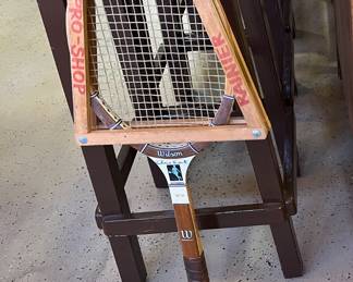 Chris Evert autographed tennis racket