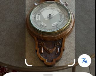 Vintage barometer