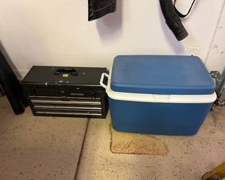Craftsman tool box and cooler