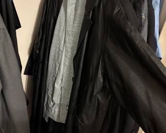 Leather coat