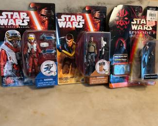 New in Package Star Wars Action Figurines 