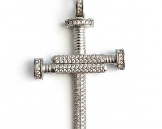 925 cross pendant 