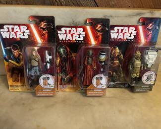 New in Package Star Wars Action Figurines 
