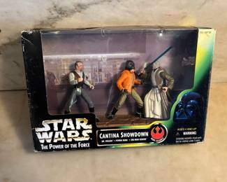 Star Wars The Power of the Force Cantina Showdown Action Figure Set