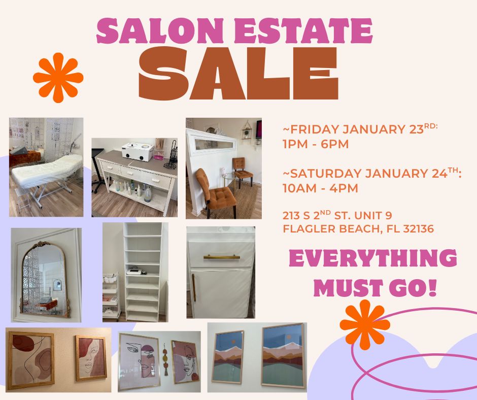 Pink Happy Yard Garage Sale Facebook Post