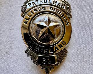 1960 Patrolman’s Badge